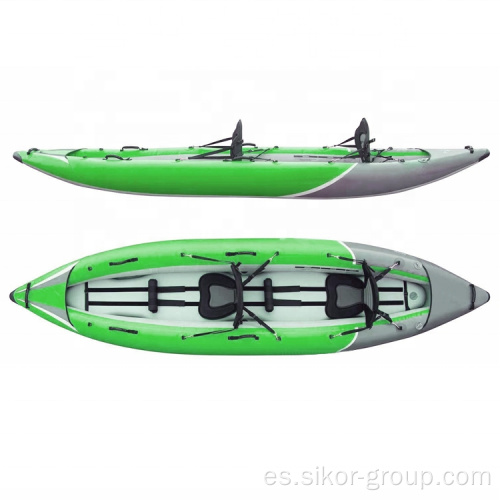 Avanzada de alta calidad Inflable Single Seat Drop aguja kayak kayak plegable inflable individual
